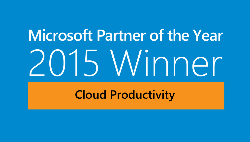 Cloud Productivity Winner 2015