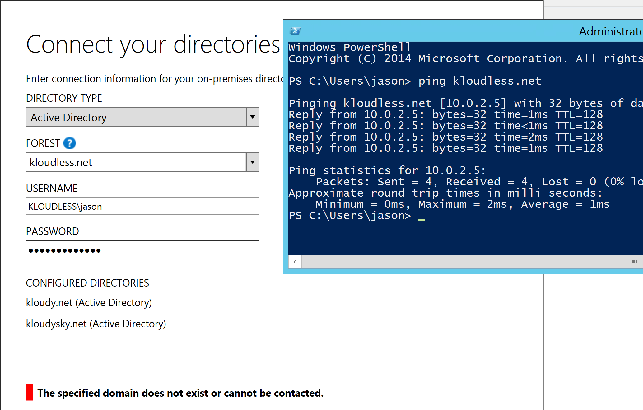 Specified Domain Does Not Exist Kloud Blog